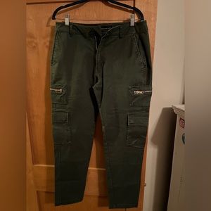 Octobers very Own green cargo pants sz 34